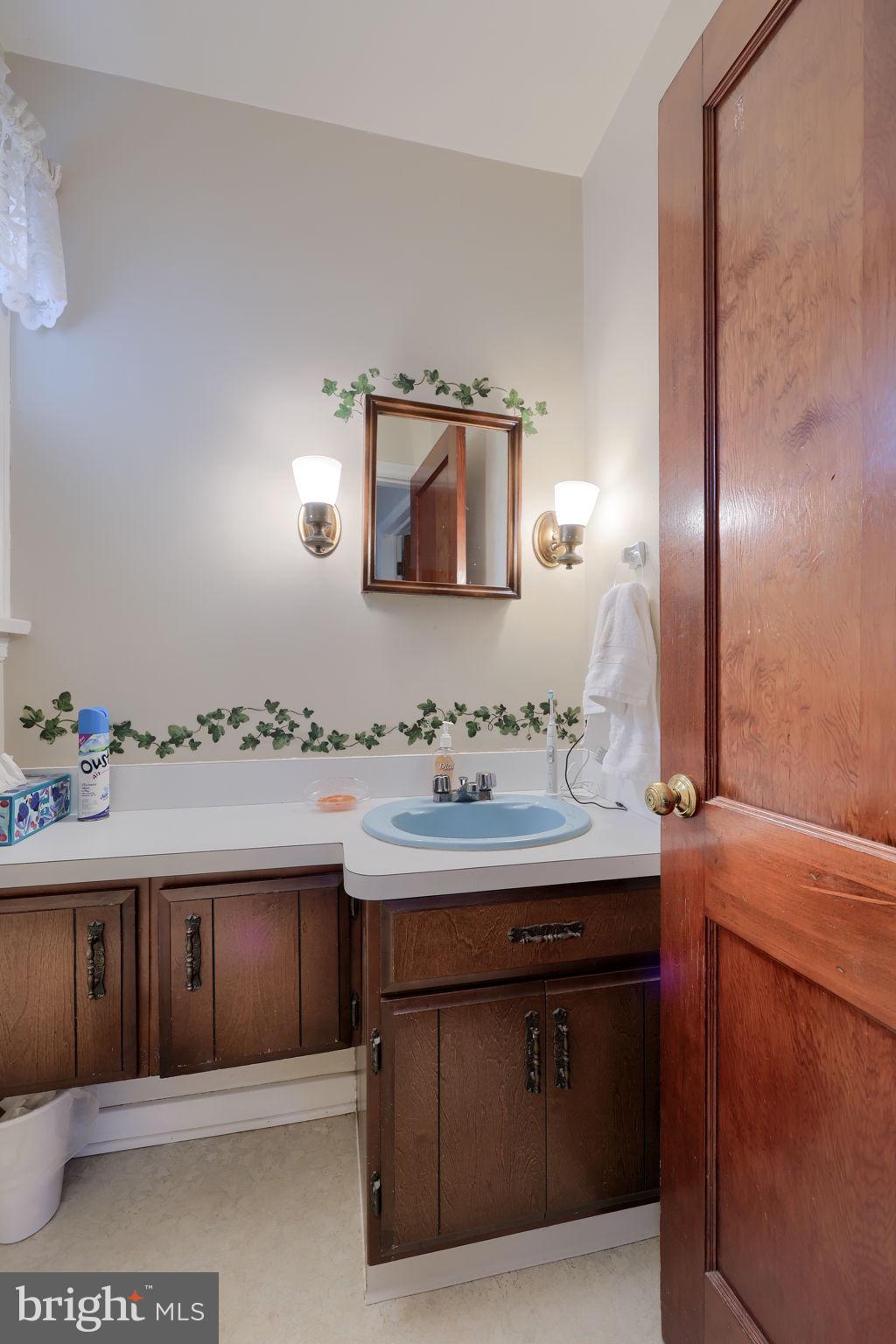 328 West Maple Street Dallastown, PA 17313 - Photo 21 of 37 a bathroom with a sink and a mirror