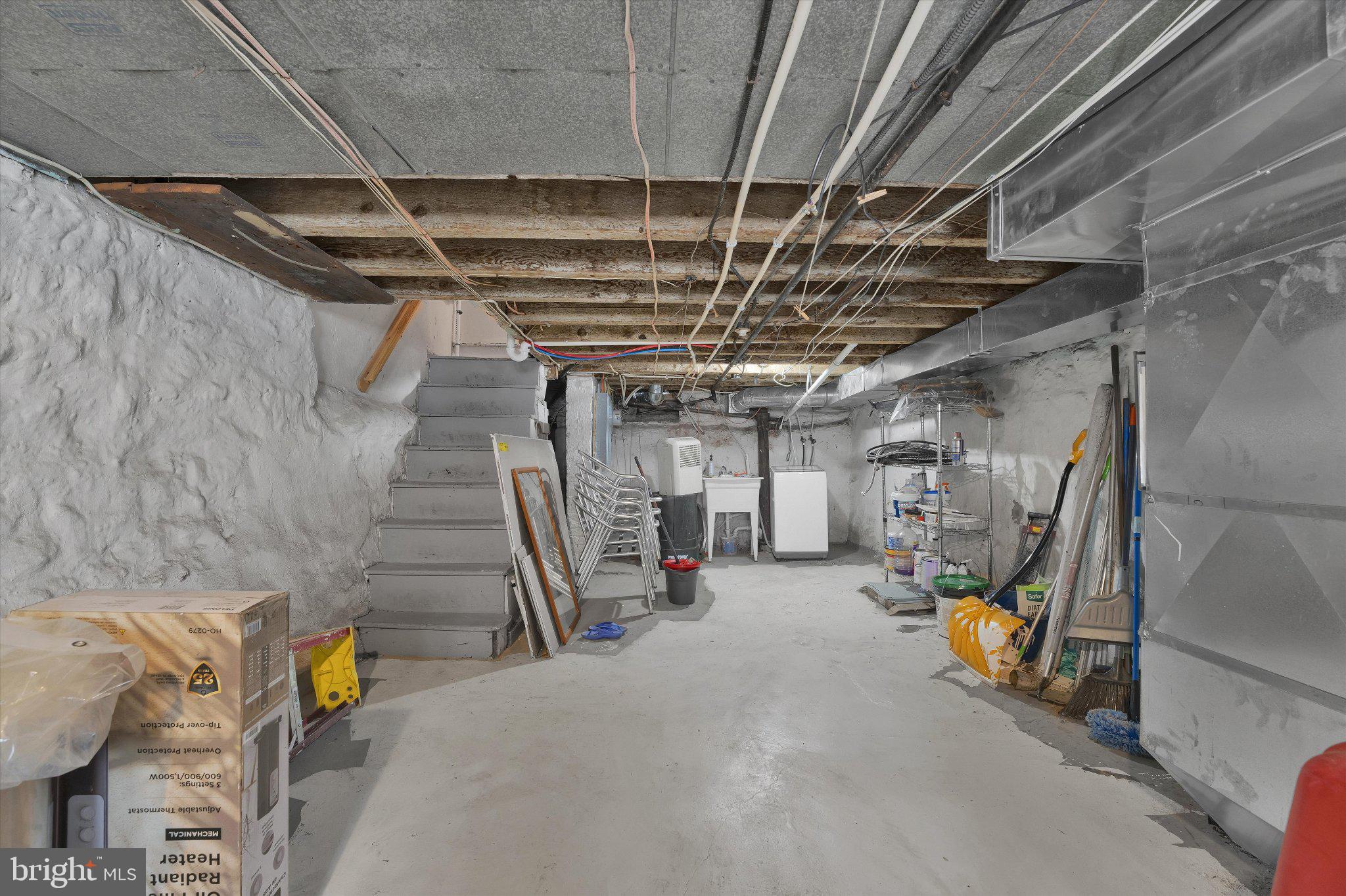890 North Stillman Street Philadelphia, PA 19130 - Photo 21 of 28 Spacious unfinished basement ready for ideas.
