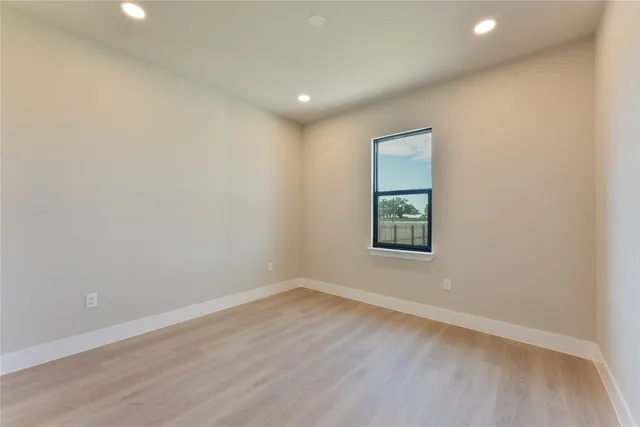 wooden floor in a room