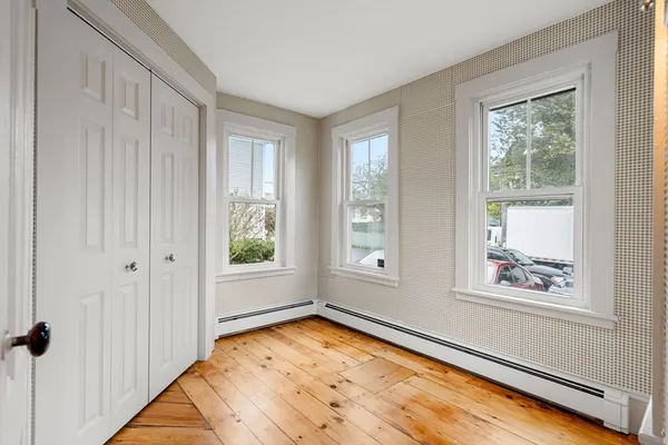 a view of an empty room with window