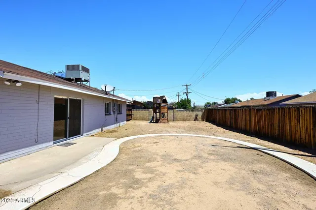 a house with a outdoor space