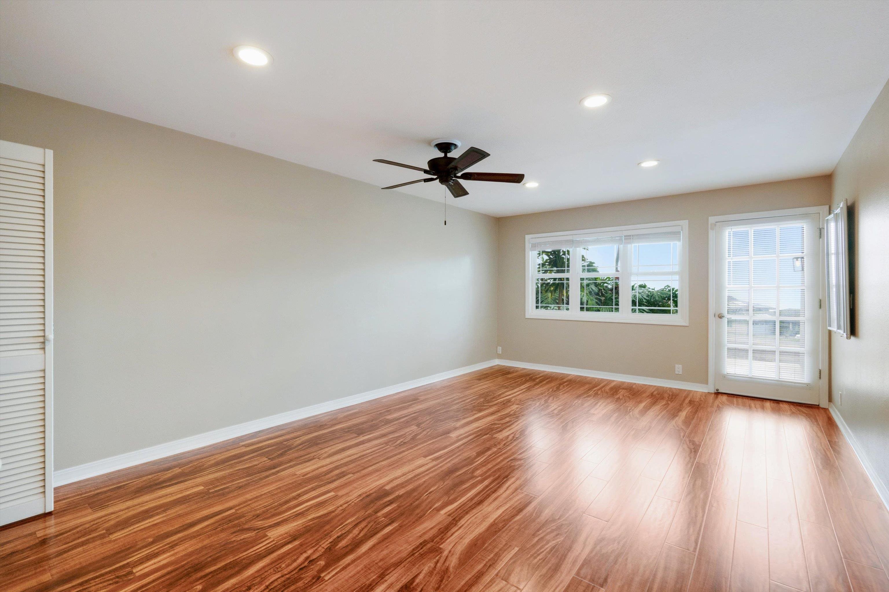 571 South Alu Road Wailuku, HI 96793 - Photo 43 of 49 wooden floor in an empty room with a window
