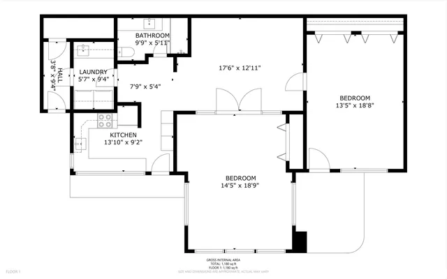 a picture of a floor plan