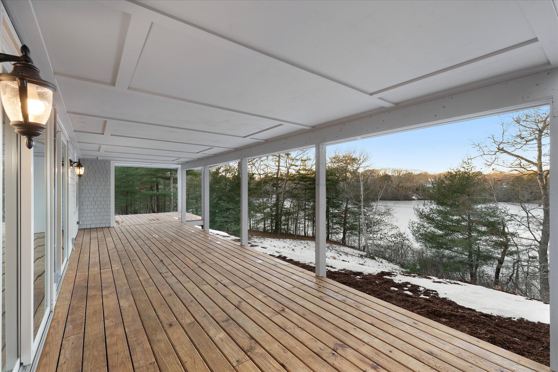 162 Main Street Osterville, MA 02655 - Photo 13 of 47 a view of a balcony with wooden floor
