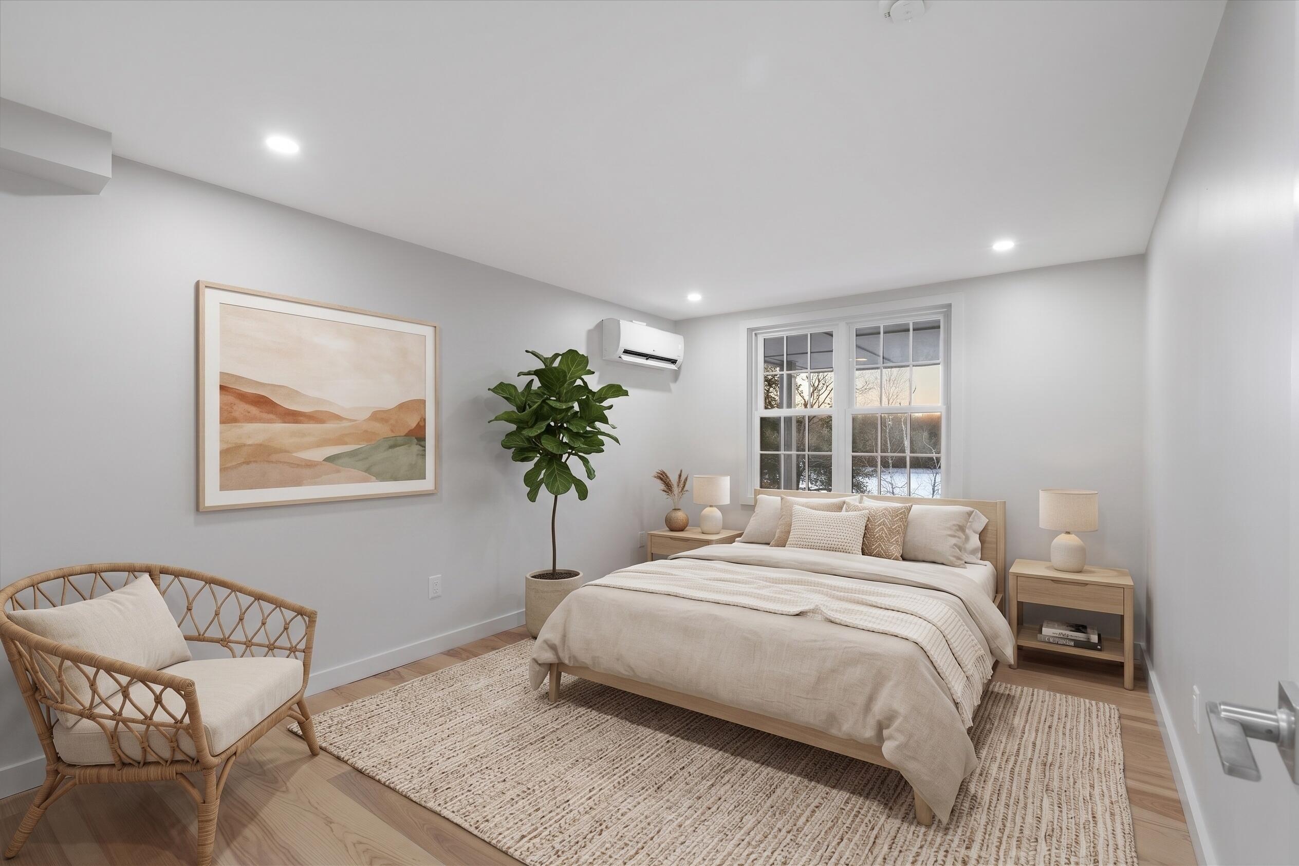162 Main Street Osterville, MA 02655 - Photo 35 of 47 a bedroom with a large bed and a chair