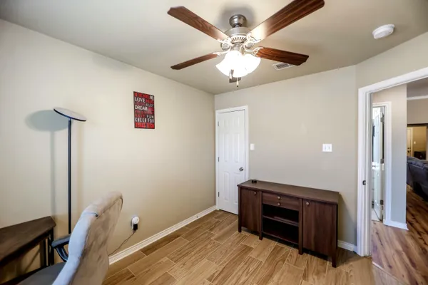 a view of livingroom with a hallway