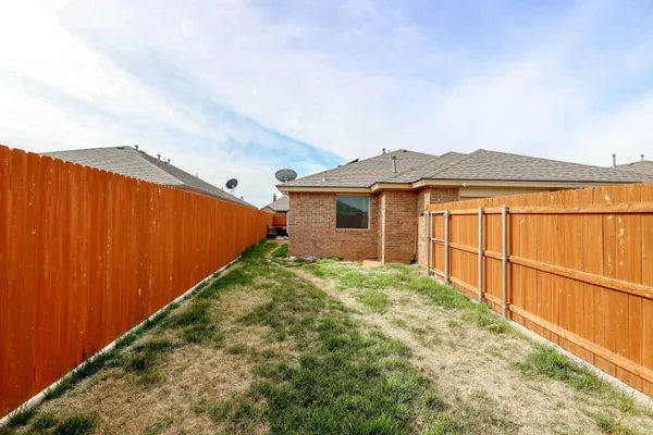 a view of outdoor space garage and yard