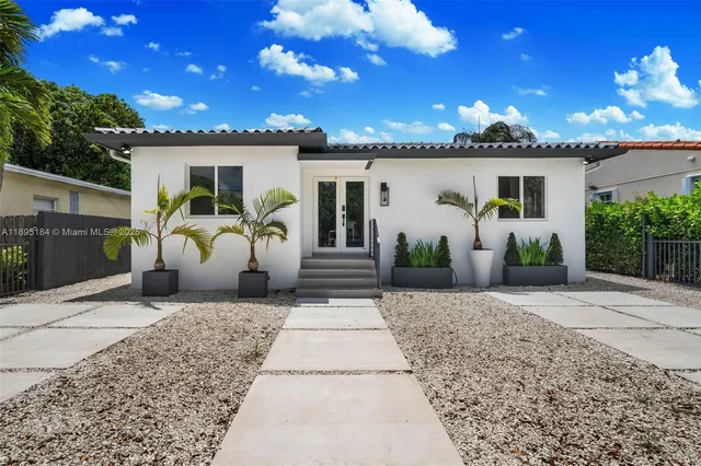 a view of a house with patio