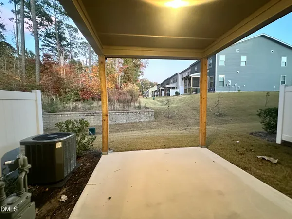 a view of a porch