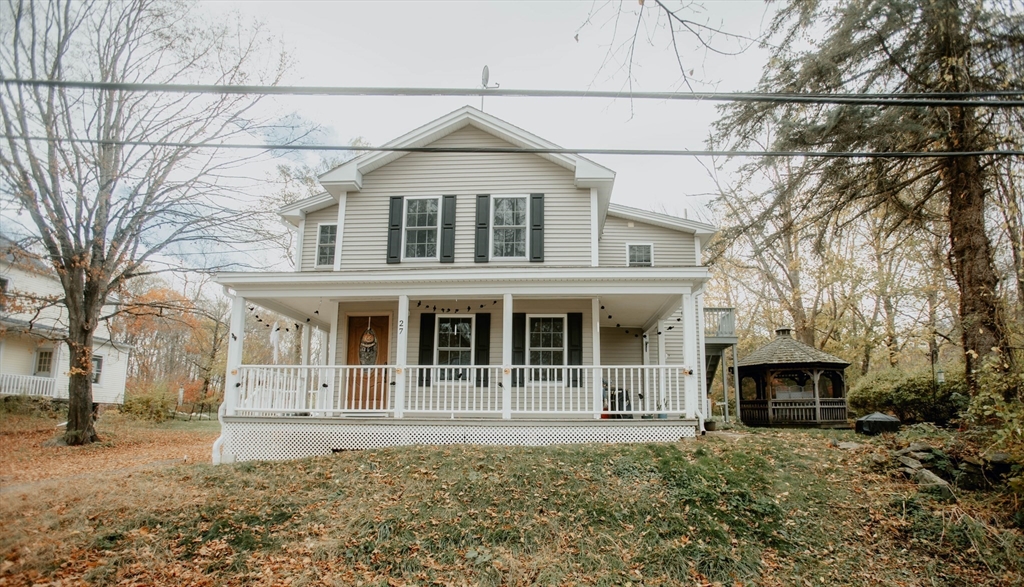 27 Kendall Street Barre, MA 01005 - Photo 36 of 40 a front view of a house with a garden