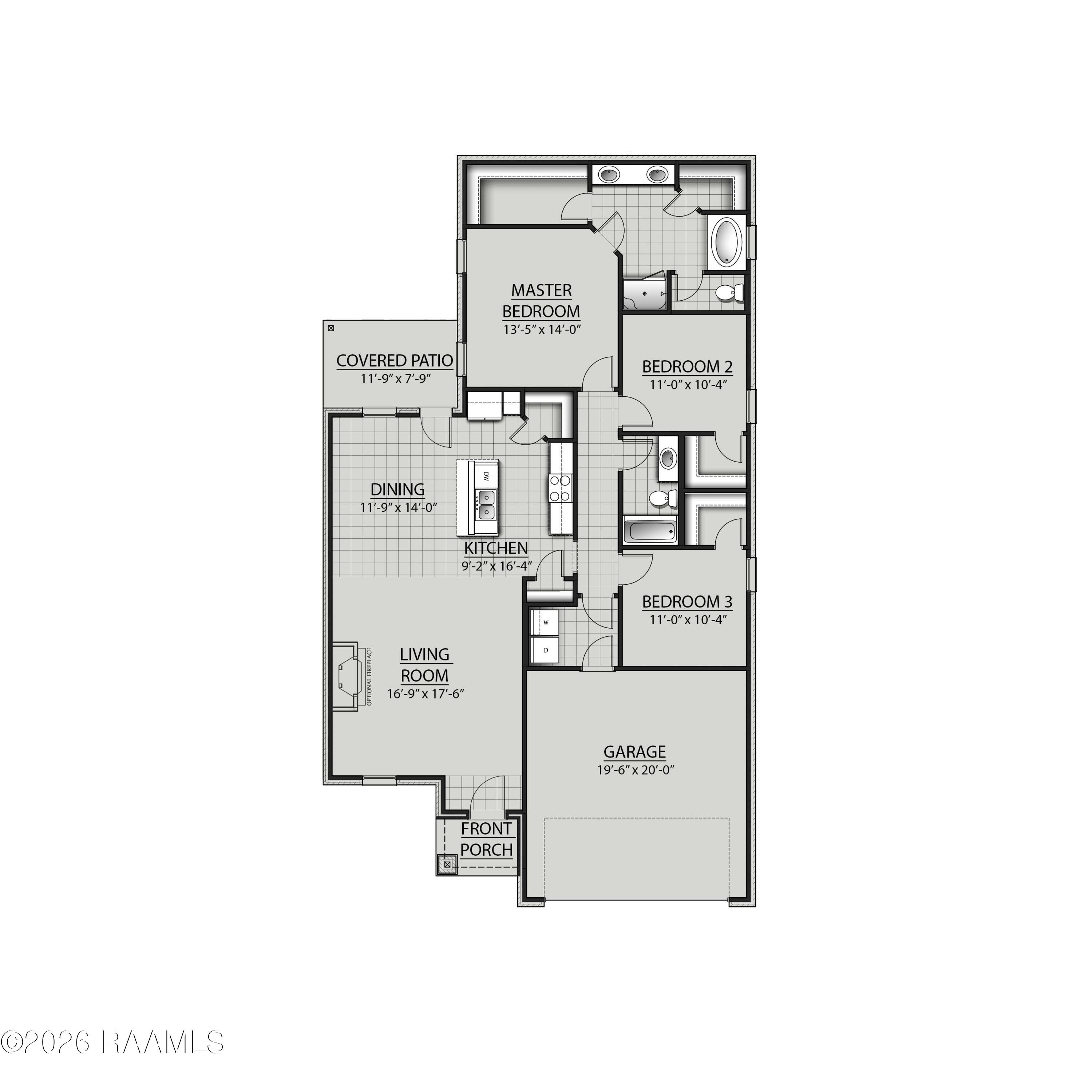 112 Star Broussard, LA 70518 - Photo 6 of 6 Floor Plan