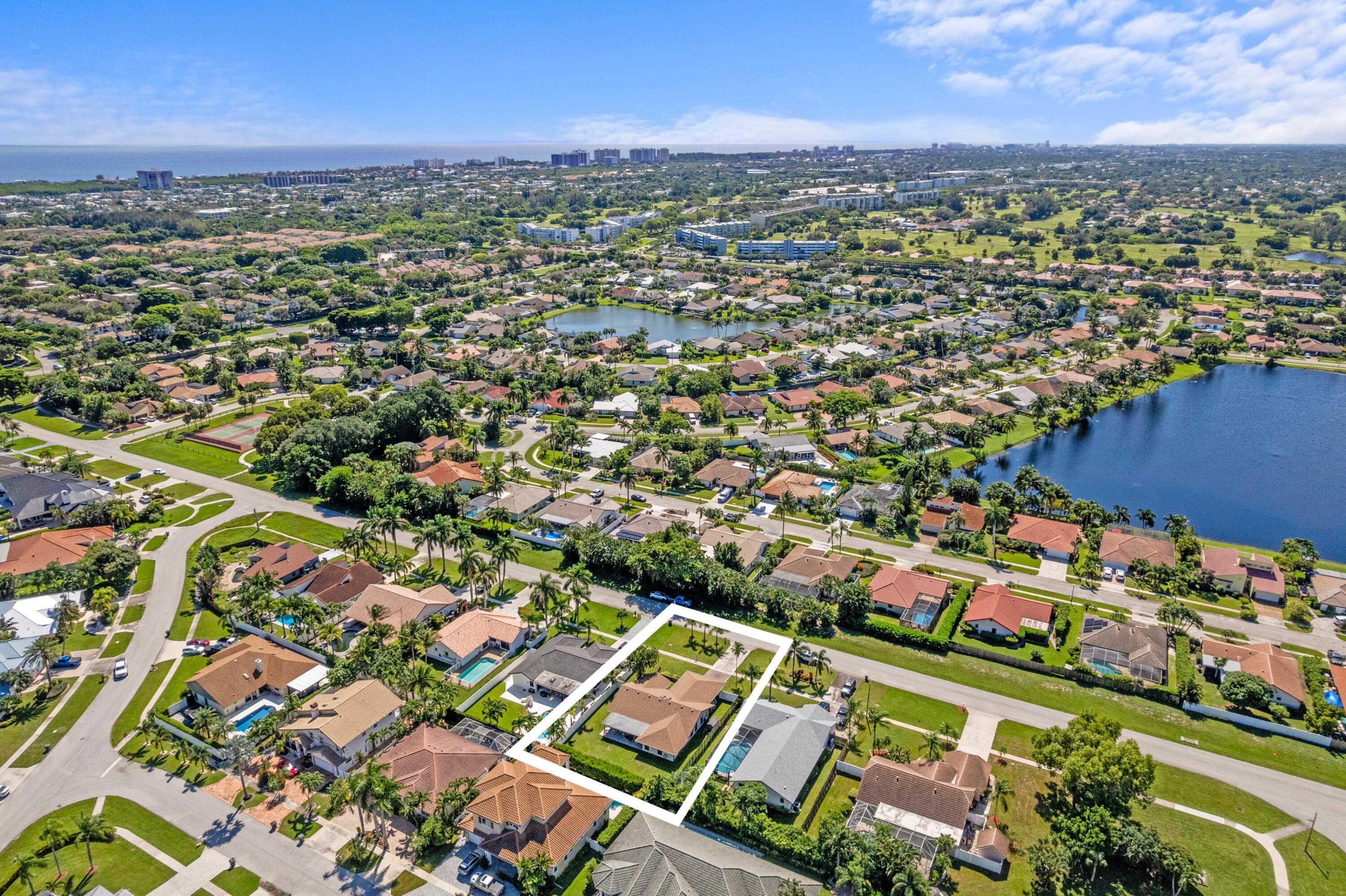 401 South Country Club Boulevard Boca Raton, FL 33487 - Photo 31 of 49 Aerial Neighborhood View