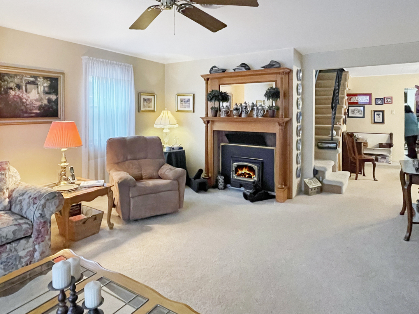 830 Chartres Street LaSalle, IL 61301 - Photo 5 of 30 a living room with furniture and a fireplace