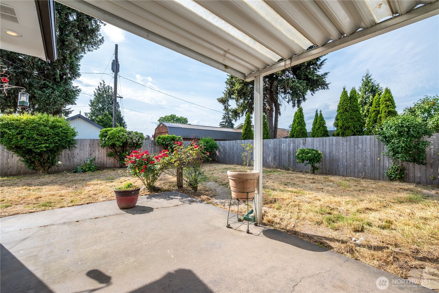 2017 28th Avenue Longview, WA 98632 - Photo 34 of 37 a view of backyard with plants and outdoor seating