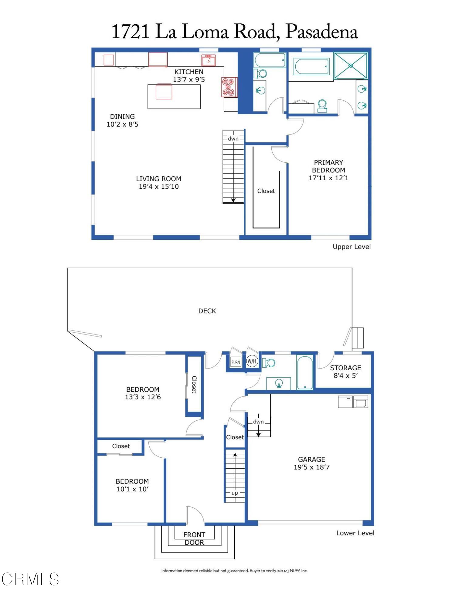 1721 La Loma Road Pasadena, CA 91105 - Photo 56 of 56 NPW_1721LaLomaRd20230816_FloorPlanUB