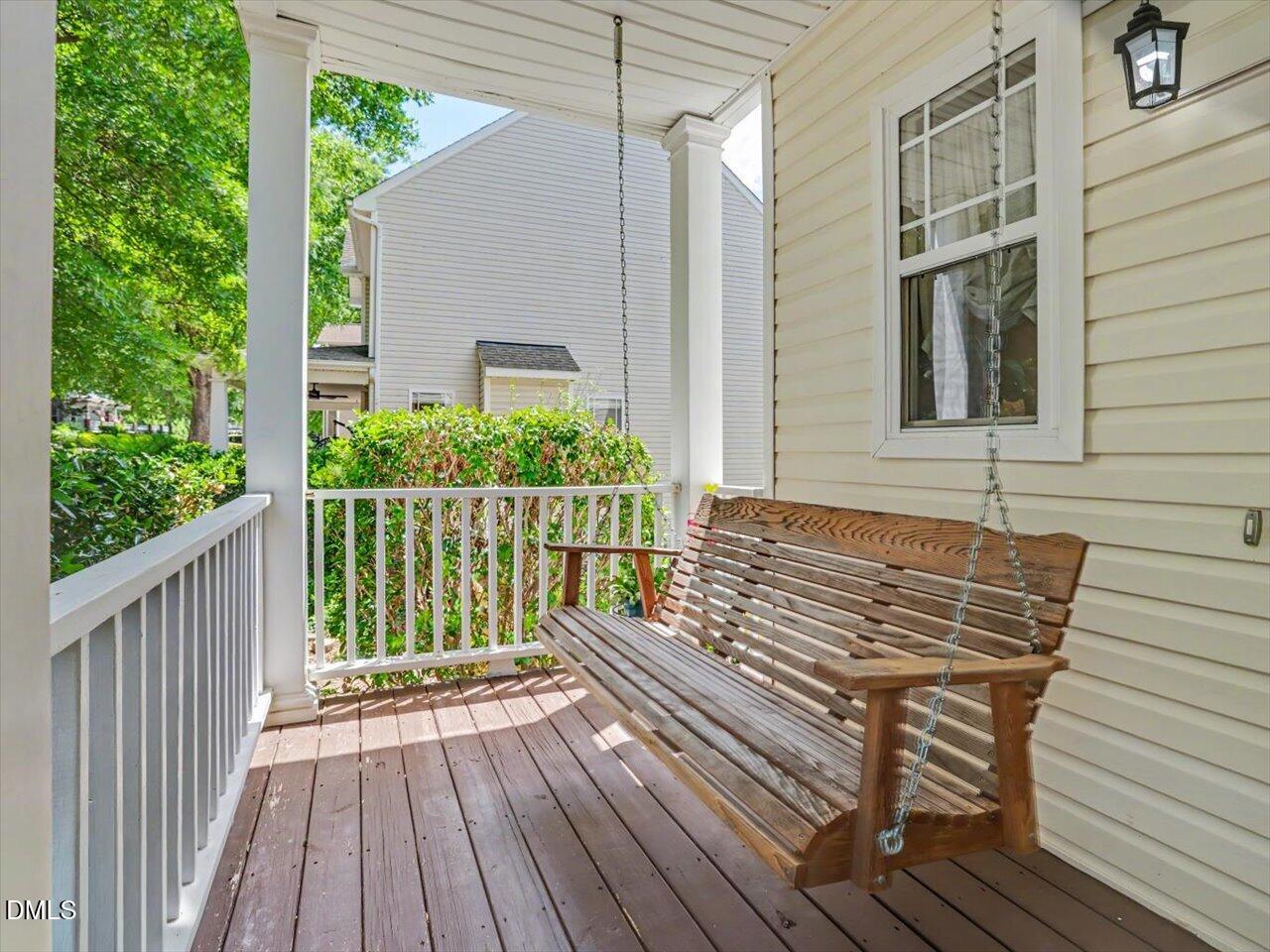 3317 Neuse Crossing Drive Raleigh, NC 27616 - Photo 32 of 36 Front Porch Swing