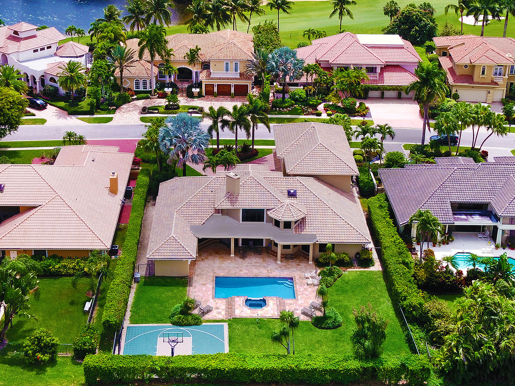 7243 Valencia Drive Boca Raton, FL 33433 - Photo 33 of 42 Back View Aerial