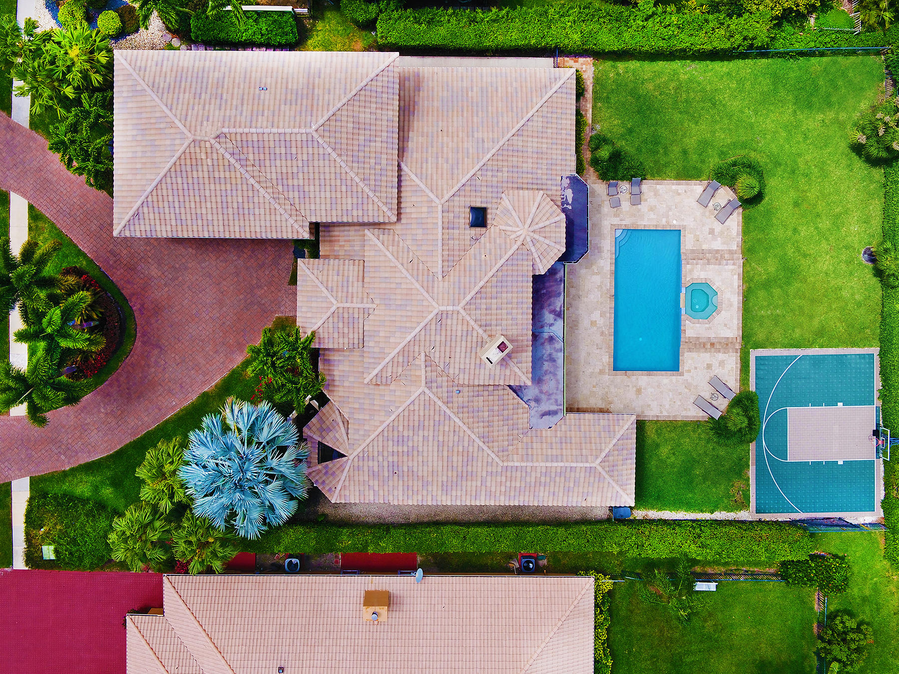 7243 Valencia Drive Boca Raton, FL 33433 - Photo 34 of 42 Top Aerial View