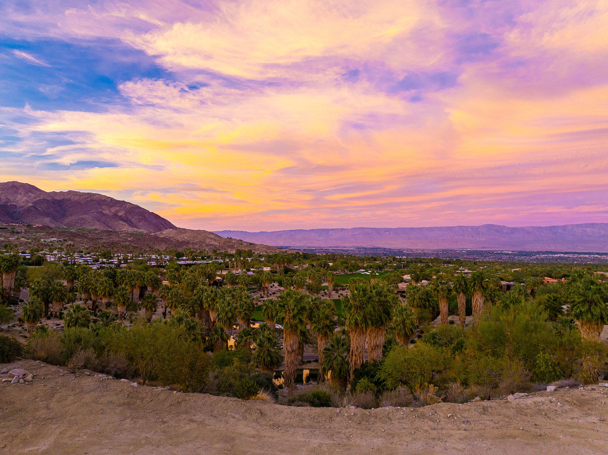 206 Palm Ridge Palm Desert, CA 92260 - Photo 2 of 14 a view of a city street