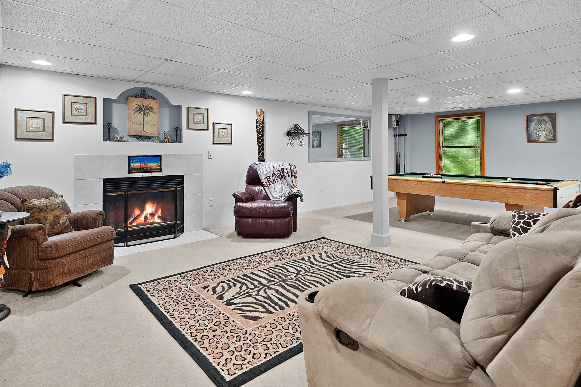 21537 Kendaville Road Pierson, MI 49339 - Photo 30 of 52 Walk Out Level Family Room