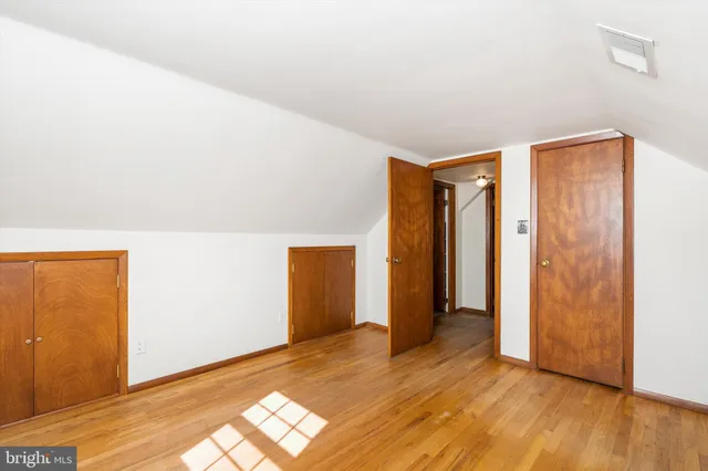 a view of a room with an empty space