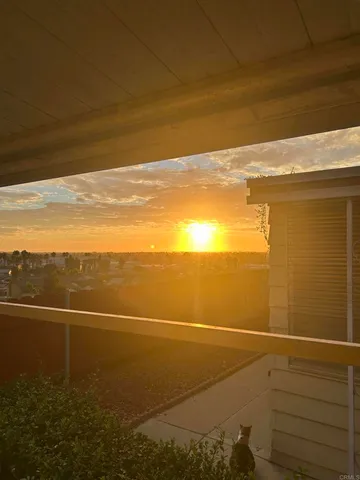 a view of a ocean from a window