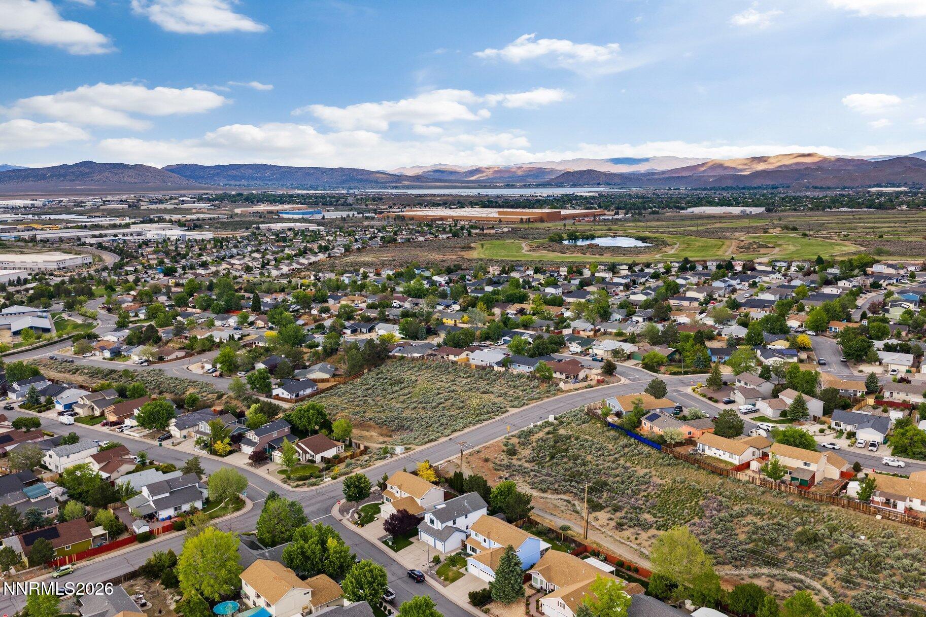 8486 Piper Place Reno, NV 89506 - Photo 50 of 80 an aerial view of residential houses with outdoor space and street view