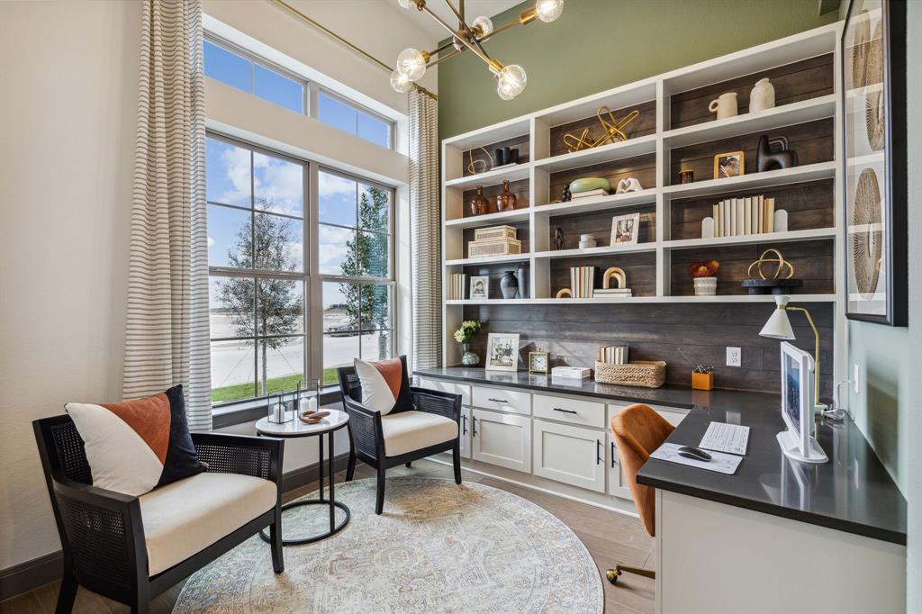 2078 Cuellar Way Van Alstyne, TX 75495 - Photo 6 of 30 a reading room with furniture window and book shelf
