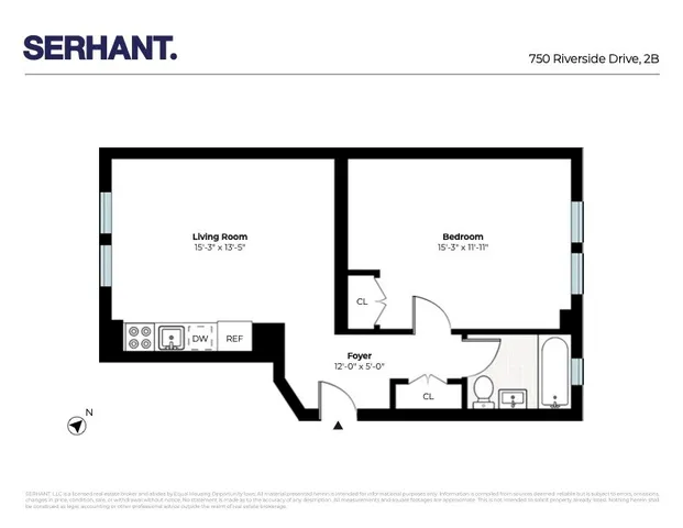 $395,000 | 750 Riverside Drive, Unit 2B | Hamilton Heights