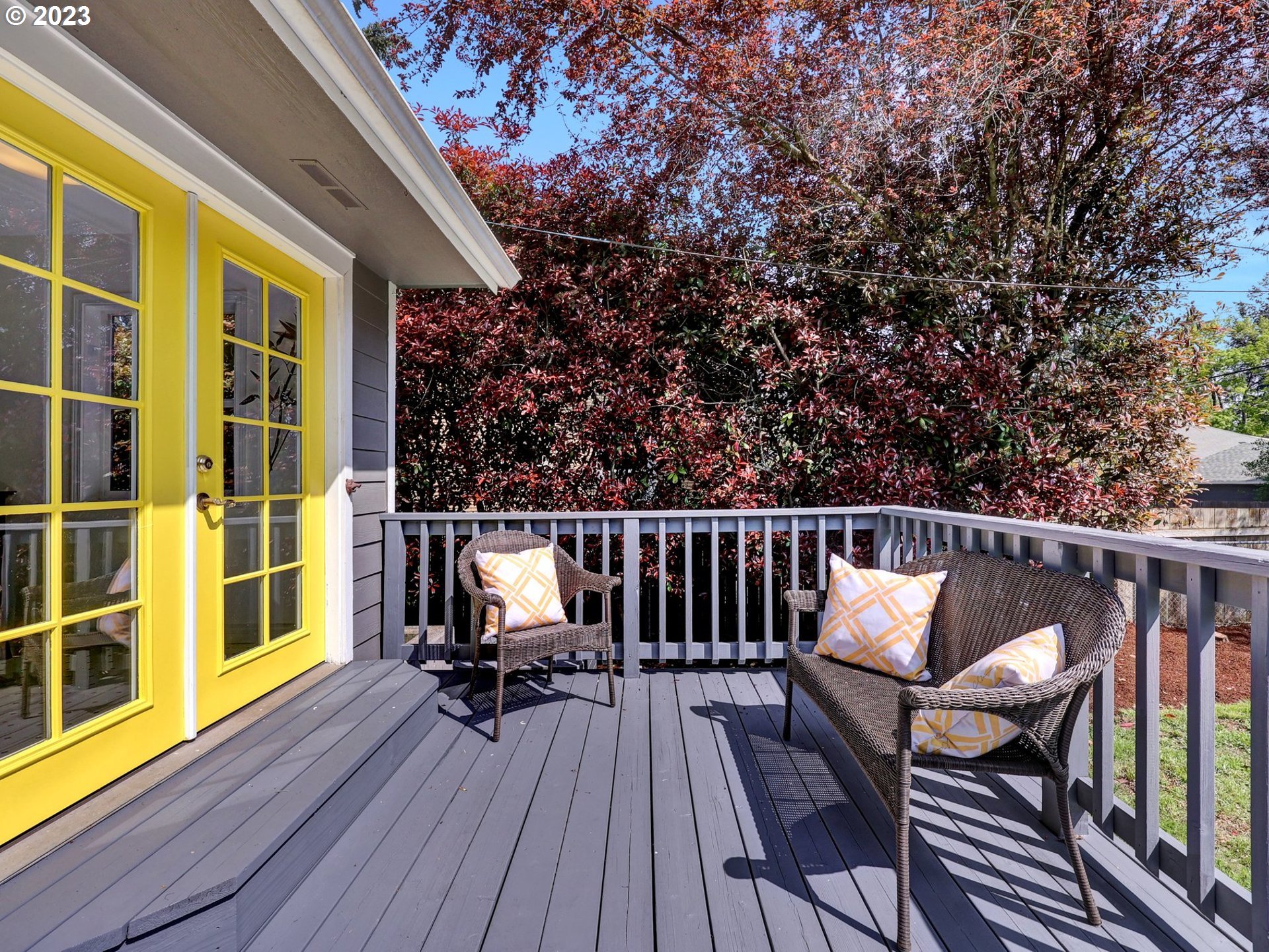 5606 Northeast 27th Avenue Portland, OR 97211 - Photo 26 of 48 a view of balcony with furniture and wooden floor