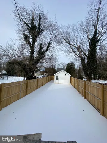 a view of balcony and yard