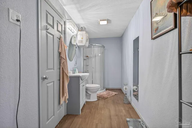 a bathroom with a sink and a toilet