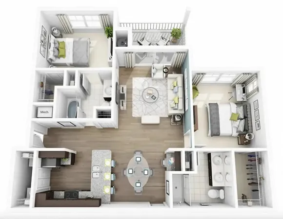 a bedroom with a bed dresser and a window