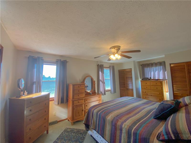6 Hickory Grade Road Cecil, PA 15321 - Photo 12 of 25 King sized bed space for this Master Bedroom with double closets and its own bath.