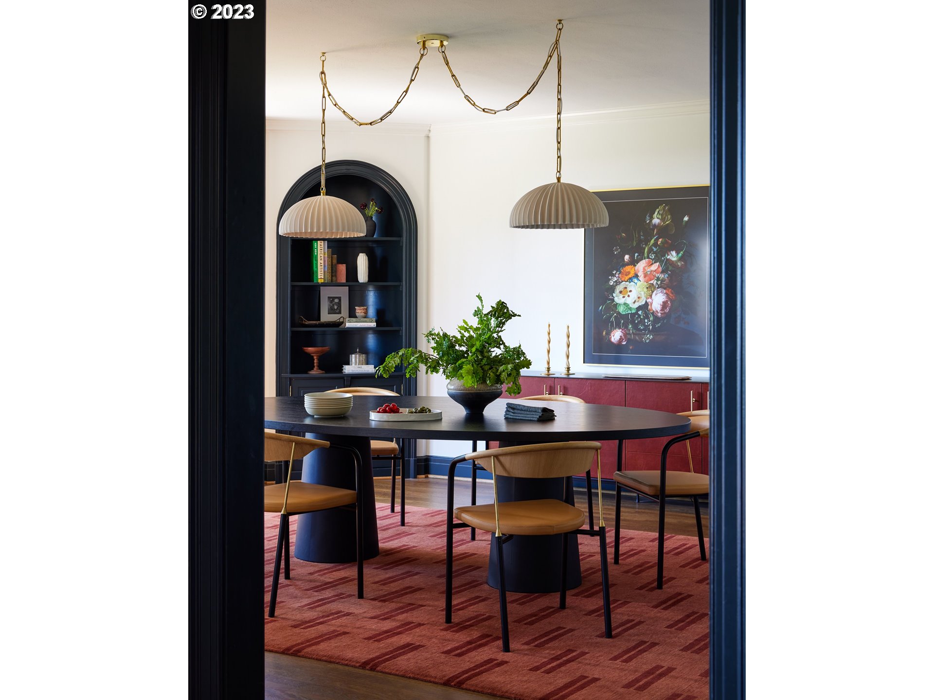 4129 Southwest Greenleaf Court Portland, OR 97221 - Photo 11 of 48 a view of a dining room with furniture