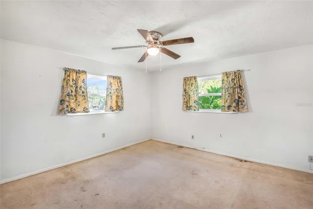 a view of an empty room