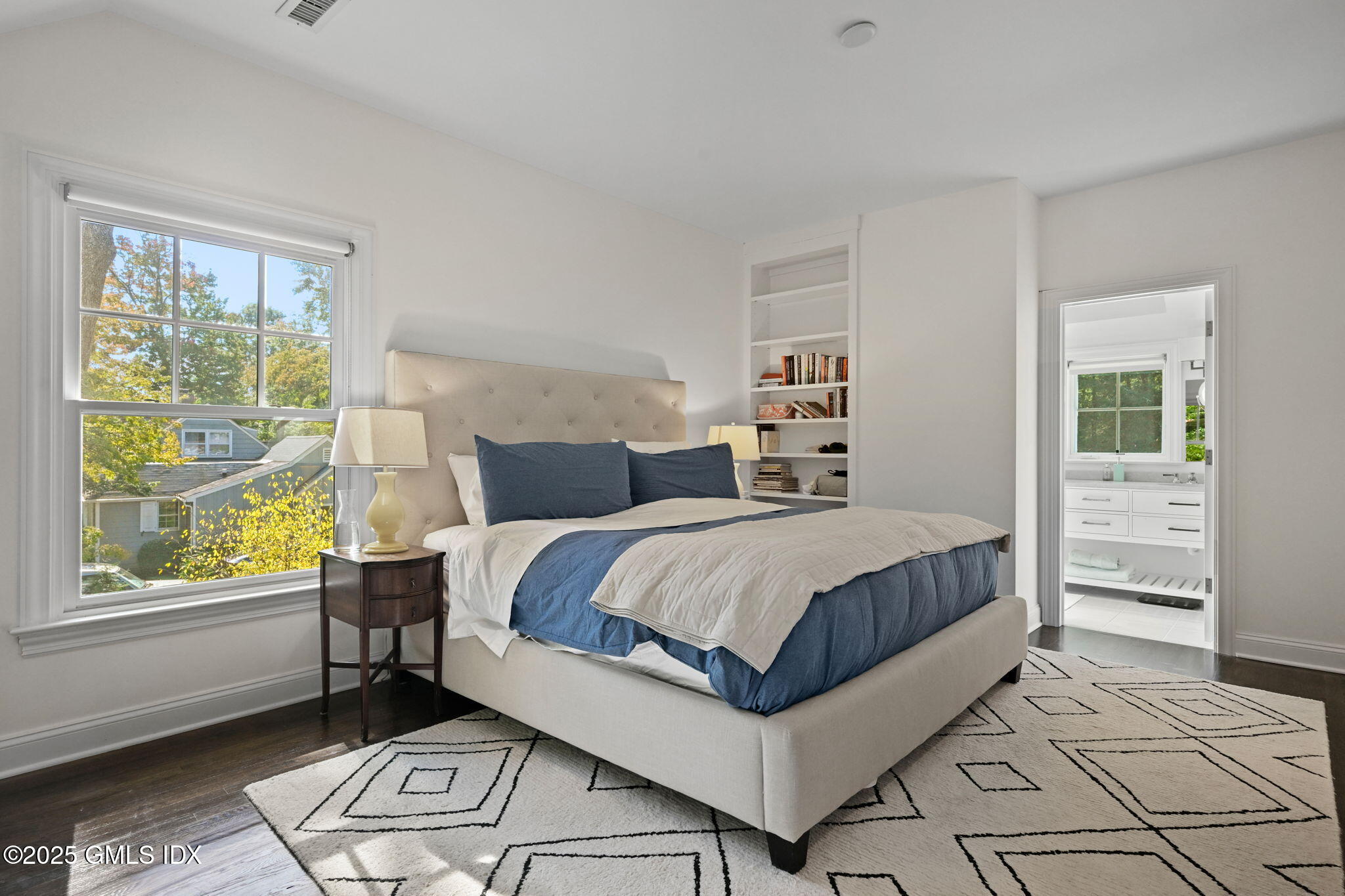 37 Ridgeview Avenue Greenwich, CT 06830 - Photo 32 of 49 a bedroom with a bed and window