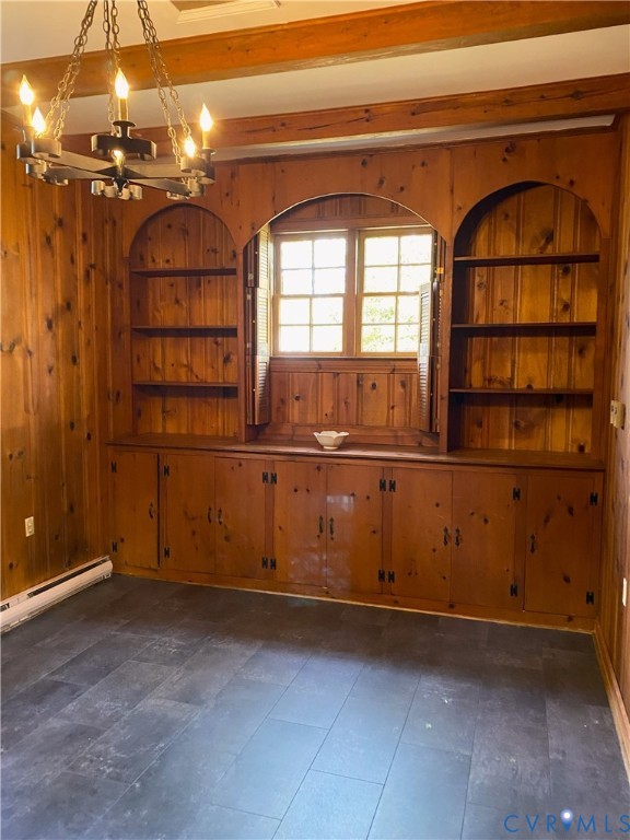 3271 Rosney Road Dillwyn, VA 23936 - Photo 18 of 45 a view of a room with wooden walls and windows