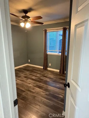 a view of wooden floor in a window