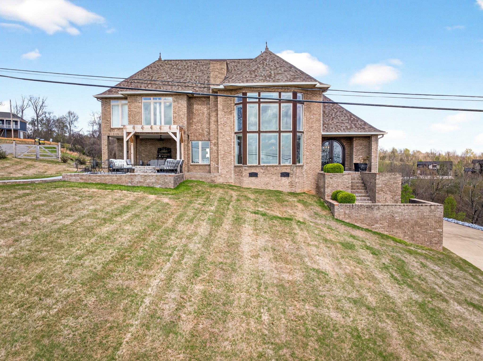 501 River Trace Road Dover, TN 37058 - Photo 63 of 84 a view of a house with a yard patio and fire pit