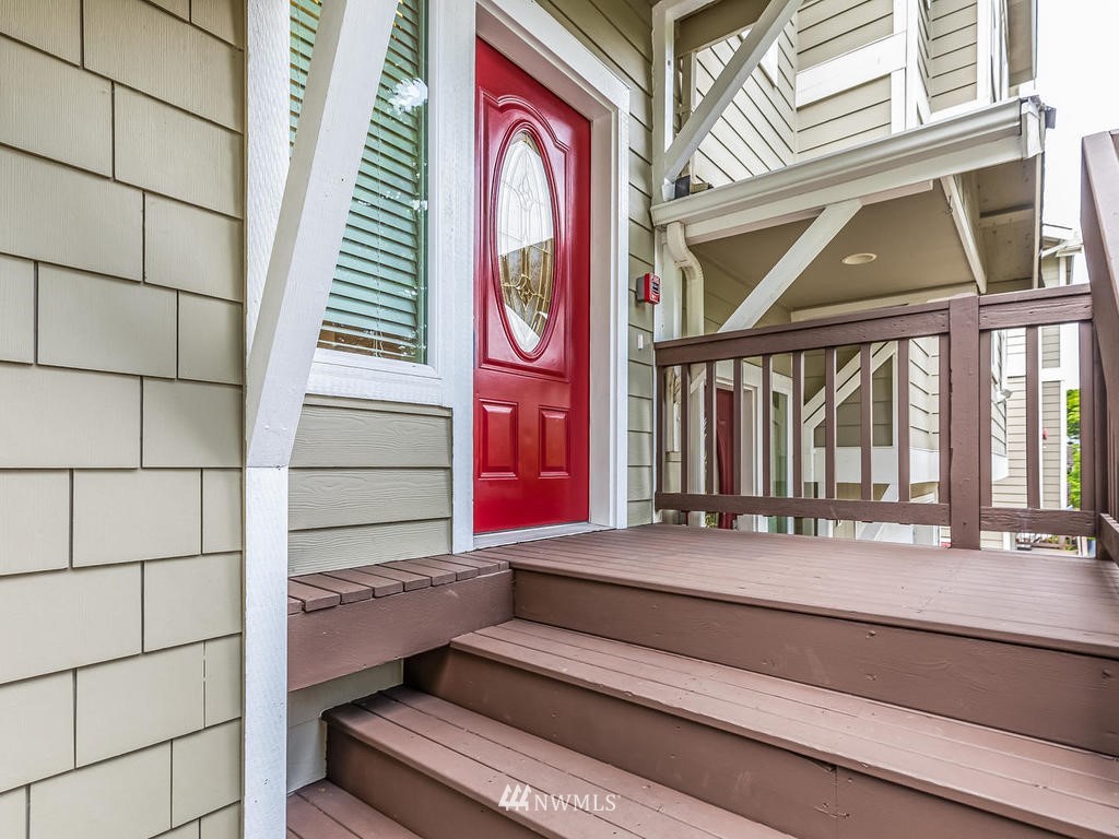 2019 Northeast 9th Court, Unit A Renton, WA 98056 - Photo 3 of 26 a view of staircase with a rug