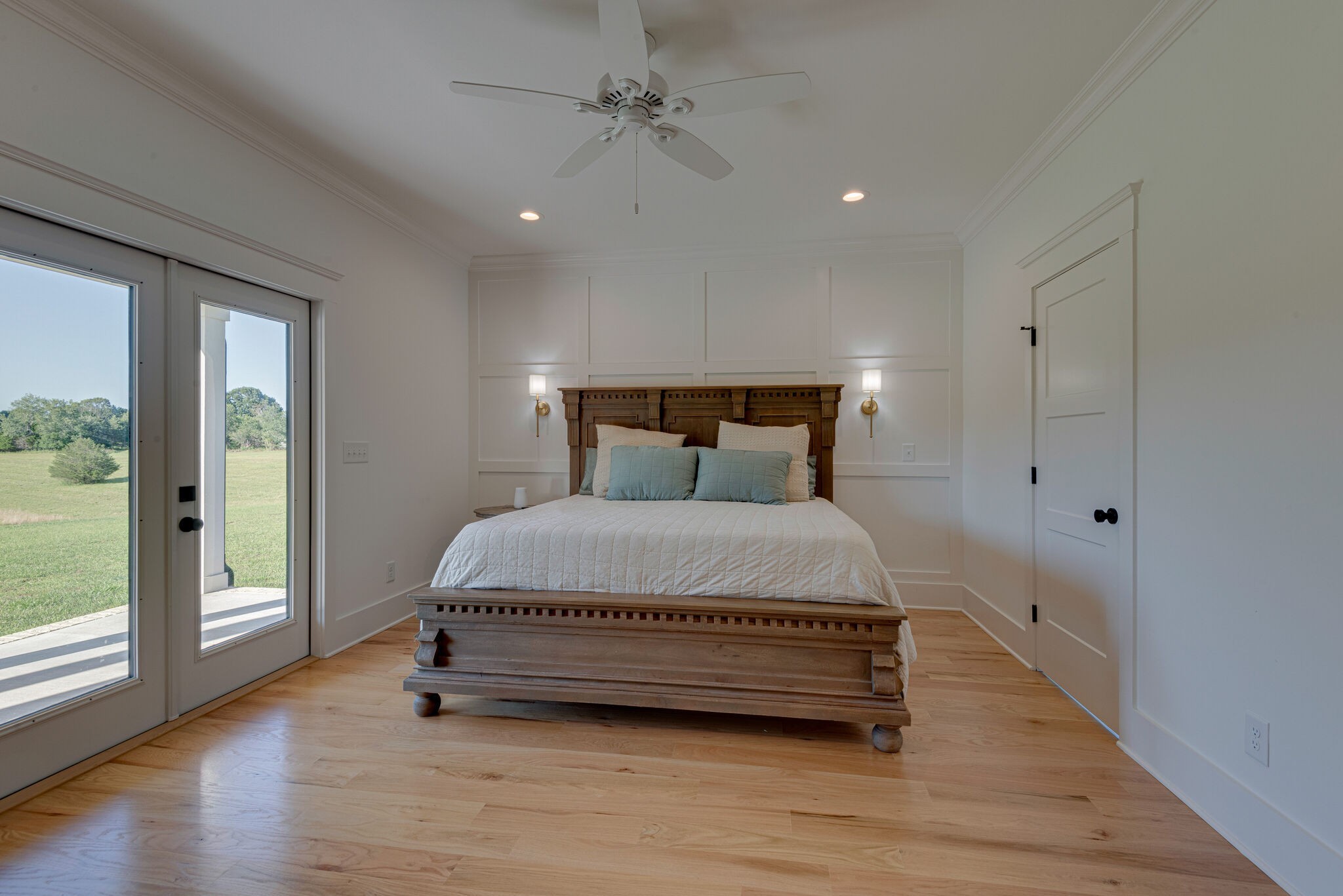 1386 Eno Road Dickson, TN 37055 - Photo 27 of 59 a bedroom with a bed and wooden floor