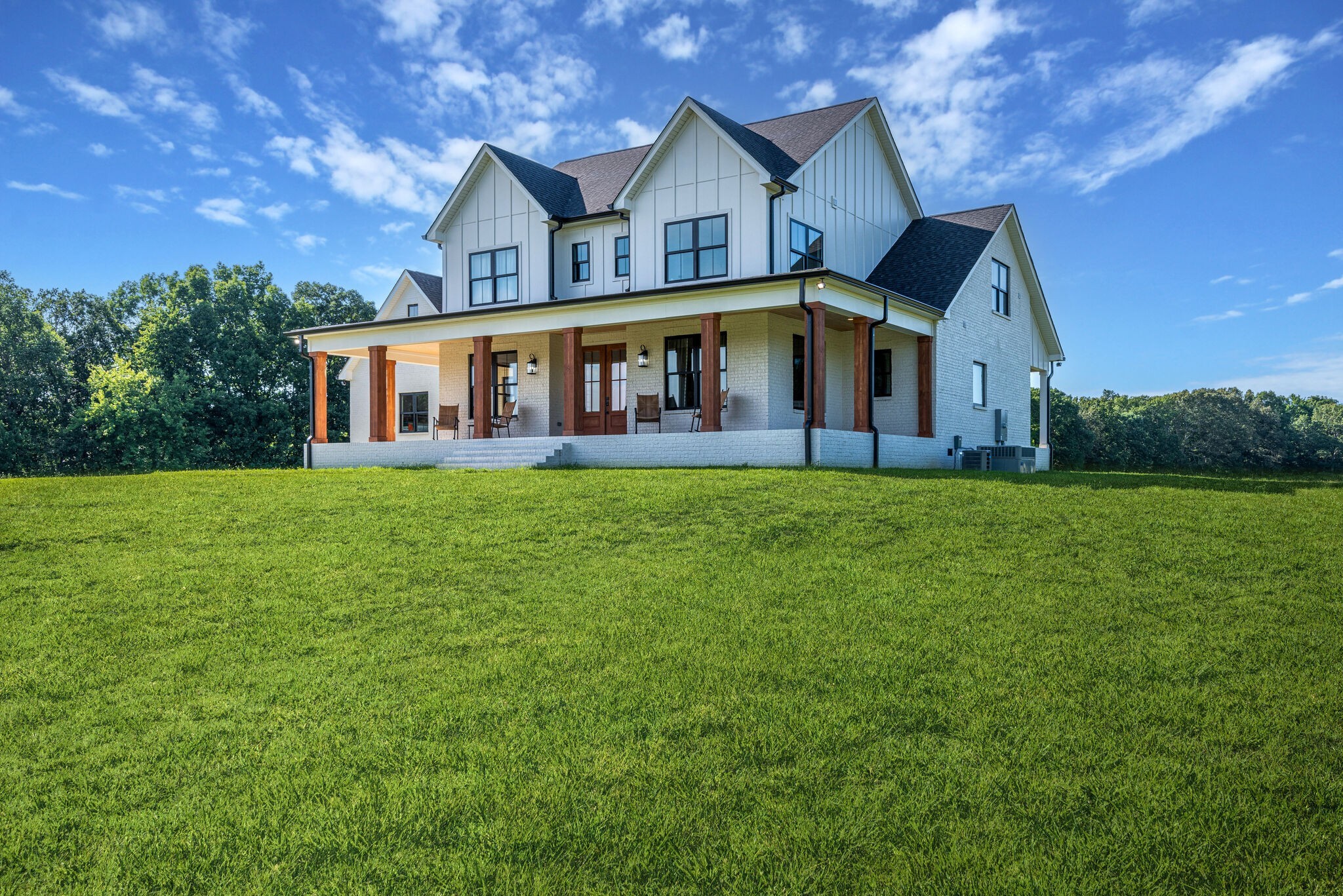 1386 Eno Road Dickson, TN 37055 - Photo 46 of 59 a front view of a house with a yard