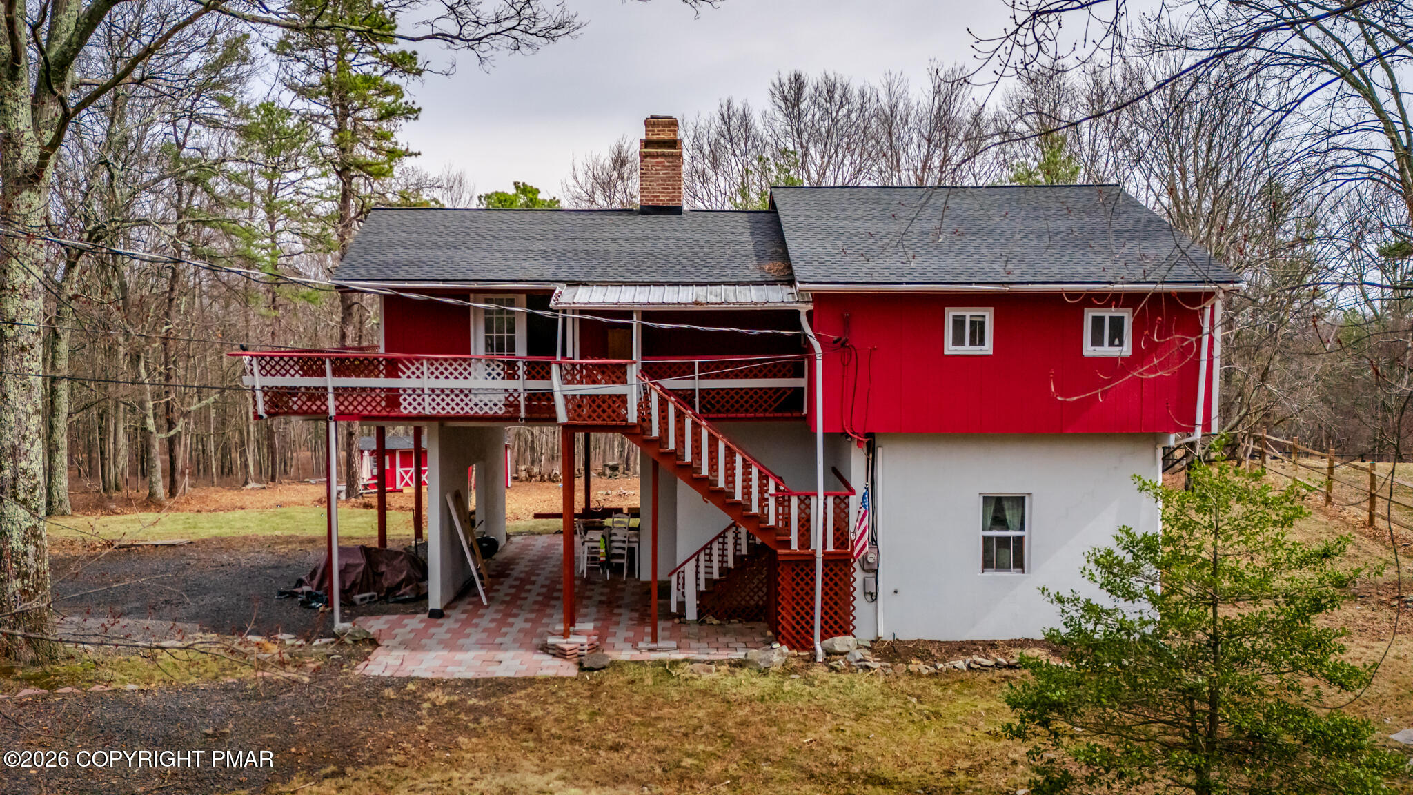 484 Mallard Lane Bushkill, PA 18324 - Photo 2 of 60 a view of a house with roof deck