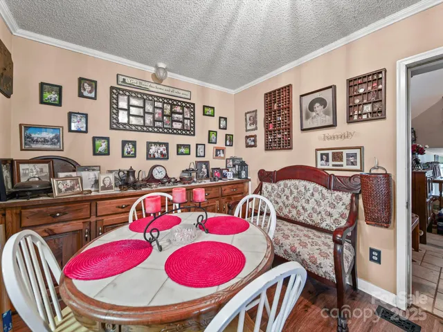 a living room with furniture and window