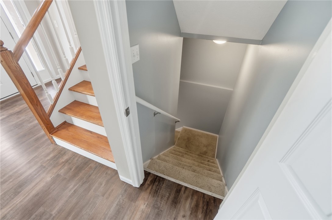 10 Chase Court Springboro, OH 45066 - Photo 55 of 75 These stairs feature rich wood treads and plush carpet, leading to versatile lower-level spaces.