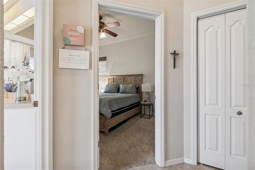 5287 Slater Road Spring Hill, FL 34608 - Photo 40 of 86 a en suite bathroom with a shower and a sink