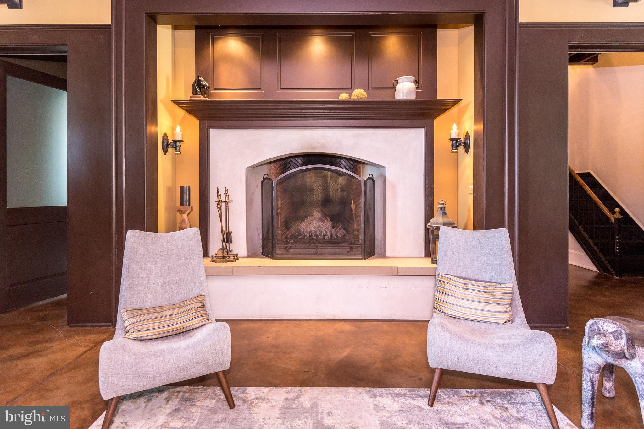 1320 Gypsy Hill Road Ambler, PA 19002 - Photo 23 of 66 Custom fireplace with limestone