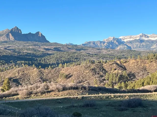 a view of lake with mountain
