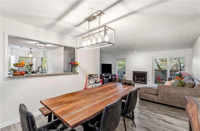 a outdoor space with furniture